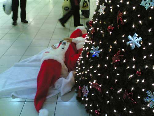 Ožralý Santa Klaus