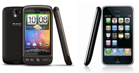 HTC Desire vs. iPhone